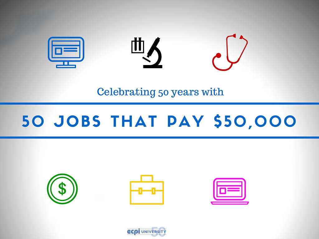 50 Jobs that Pay More than $50,000 a Year | ECPI University