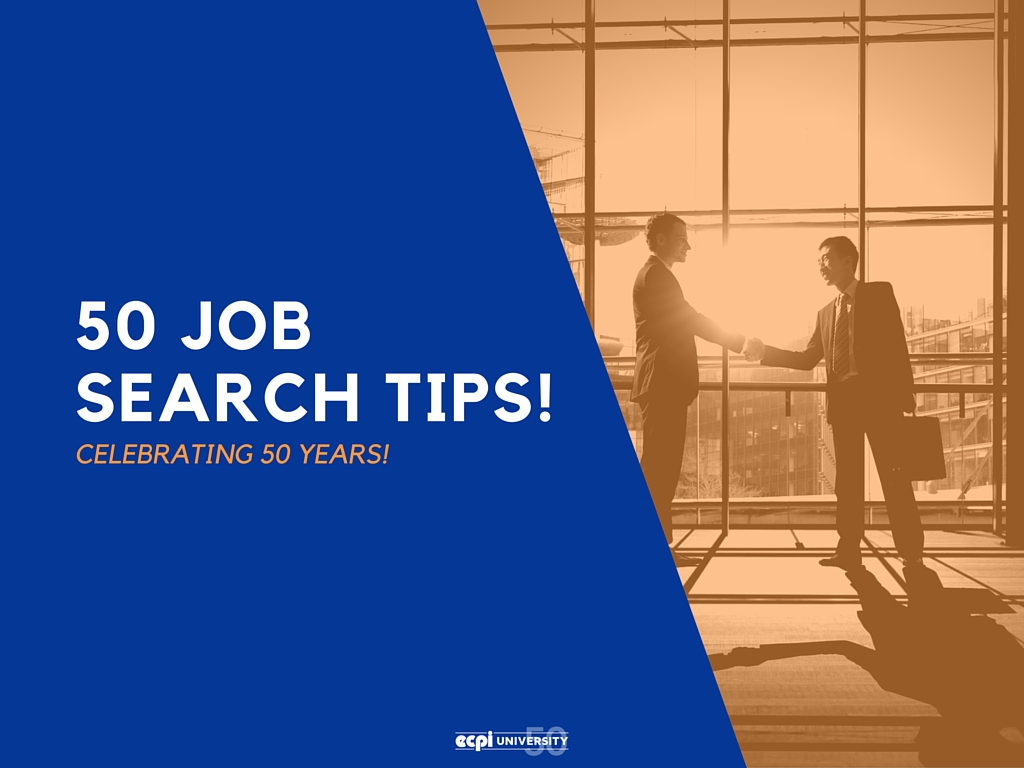 Celebrating 50 Years with 50 Job Search Tips! | ECPI University
