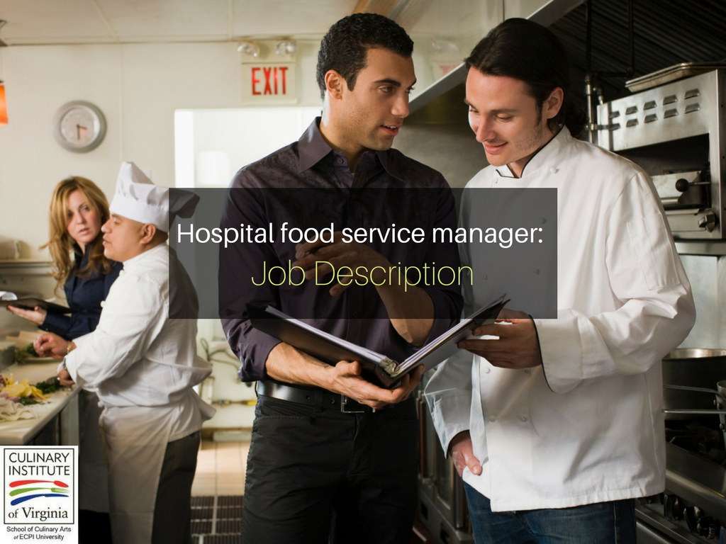 Hospital Food Service Manager Job Description