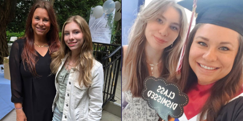 Megan Cannon with her daughter