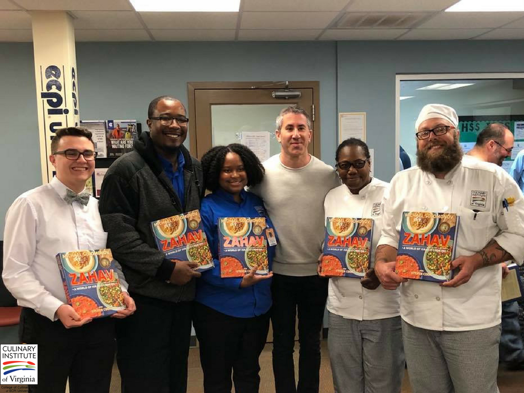 Mike Solomonov, Celebrated Israeli Chef, Visits Culinary Institute of Virginia